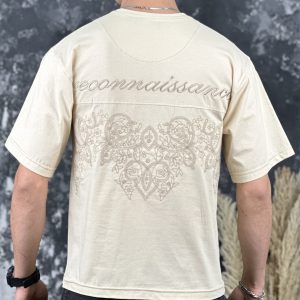 تیشرت باکسی گلدوزی رسپایدر