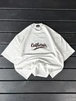 تیشرت باکسی گلدوزی CALIFORNIA