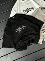 تیشرت باکسی گلدوزی CALIFORNIA - Image 6