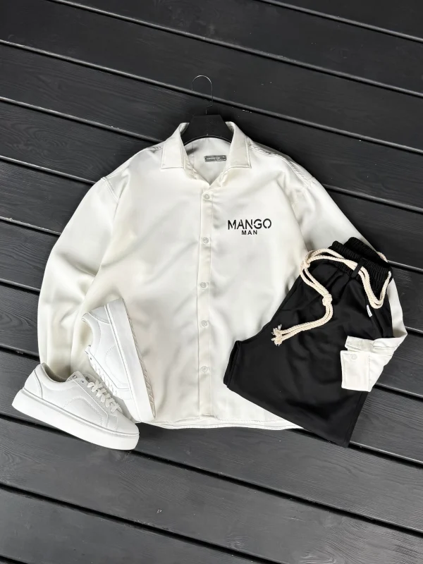 پیراهن استین بلند مازراتی mango - Image 4