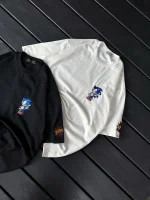 تیشرت باکسی گلدوزی طرح SONIC - Image 7