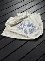 تیشرت باکسی ماکان طرح پر - Image 7